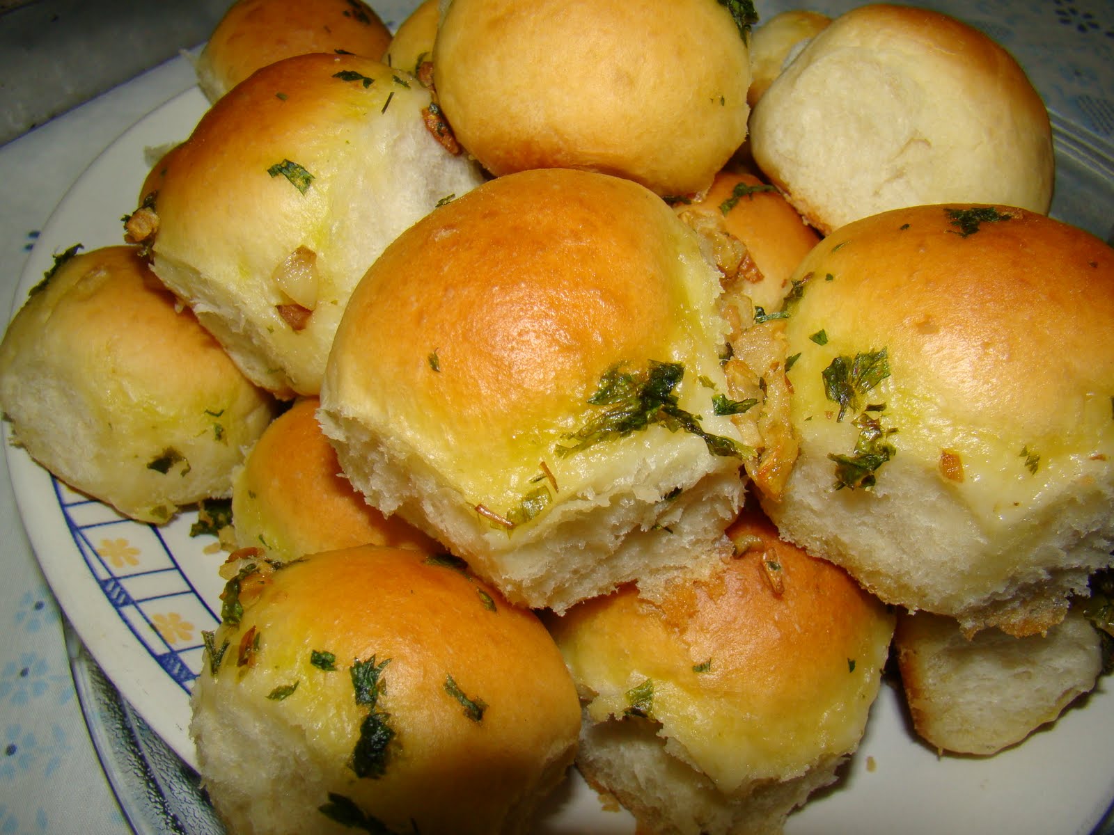 Pancitos caseros saborizados de cebolla