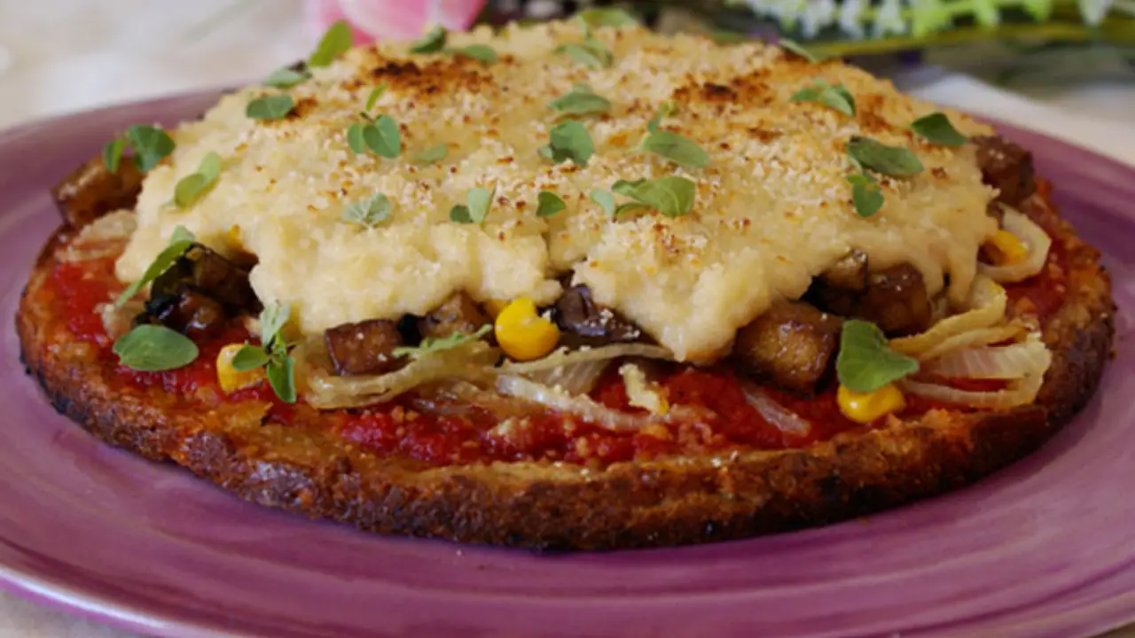 Pizza de avena: saludable, crocante y fácil de preparar