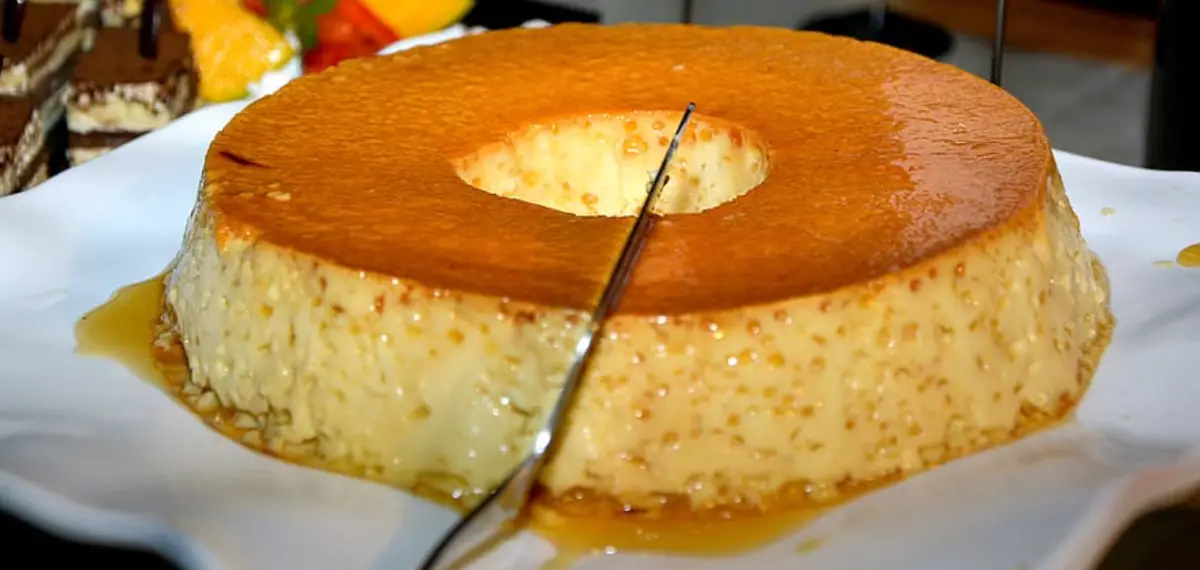 Flan casero con 6 huevos
