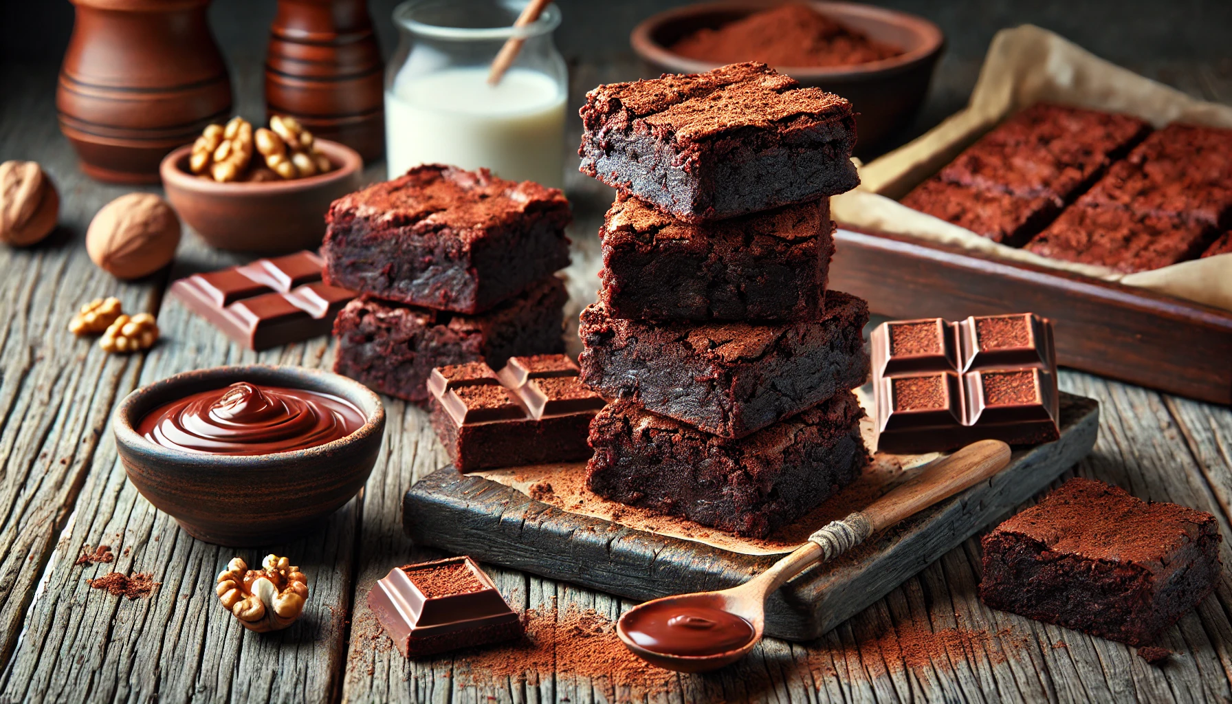 La Mejor Receta de Brownies Fudgy