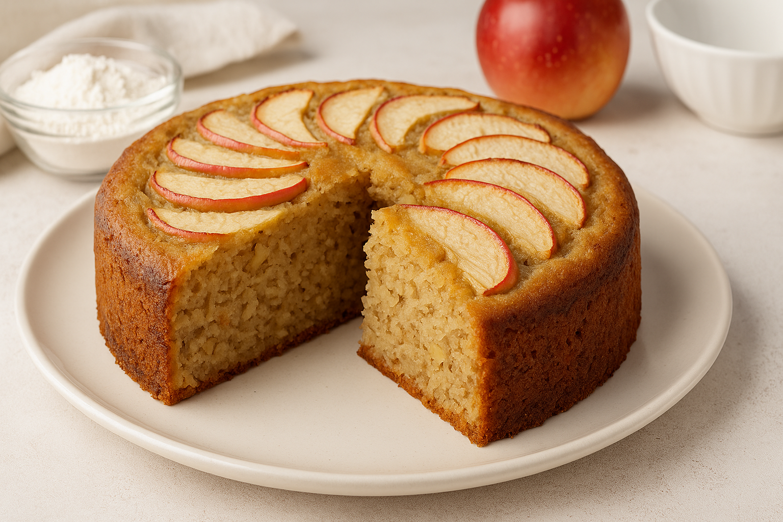 La torta de manzana sin gluten que todos pueden hacer!