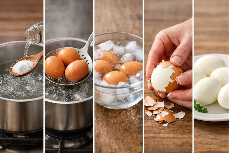 Si cueces los huevos así, le quitarás la cáscara fácilmente. Cocer huevos.