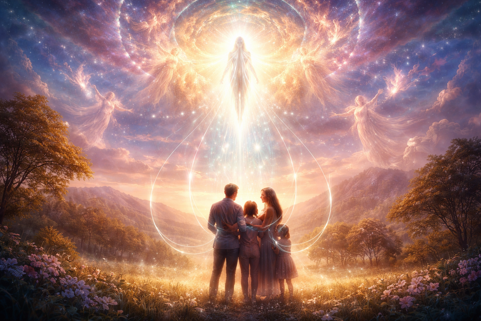 Cómo se describe el reencuentro del alma con una nueva familia tras la muerte según interpretaciones atribuidas a Edgar Cayce.