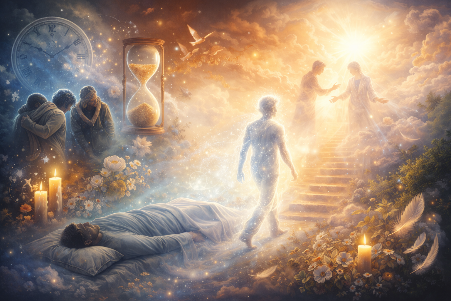 Qué se cree que ocurre con el alma a los 40 días después de la muerte según la tradición espiritual.