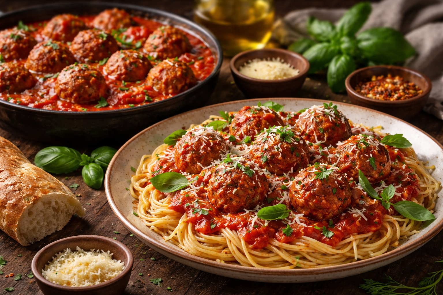 ¡Un chef italiano me mostró cómo hacer las albóndigas más deliciosas! La familia estaba encantada.