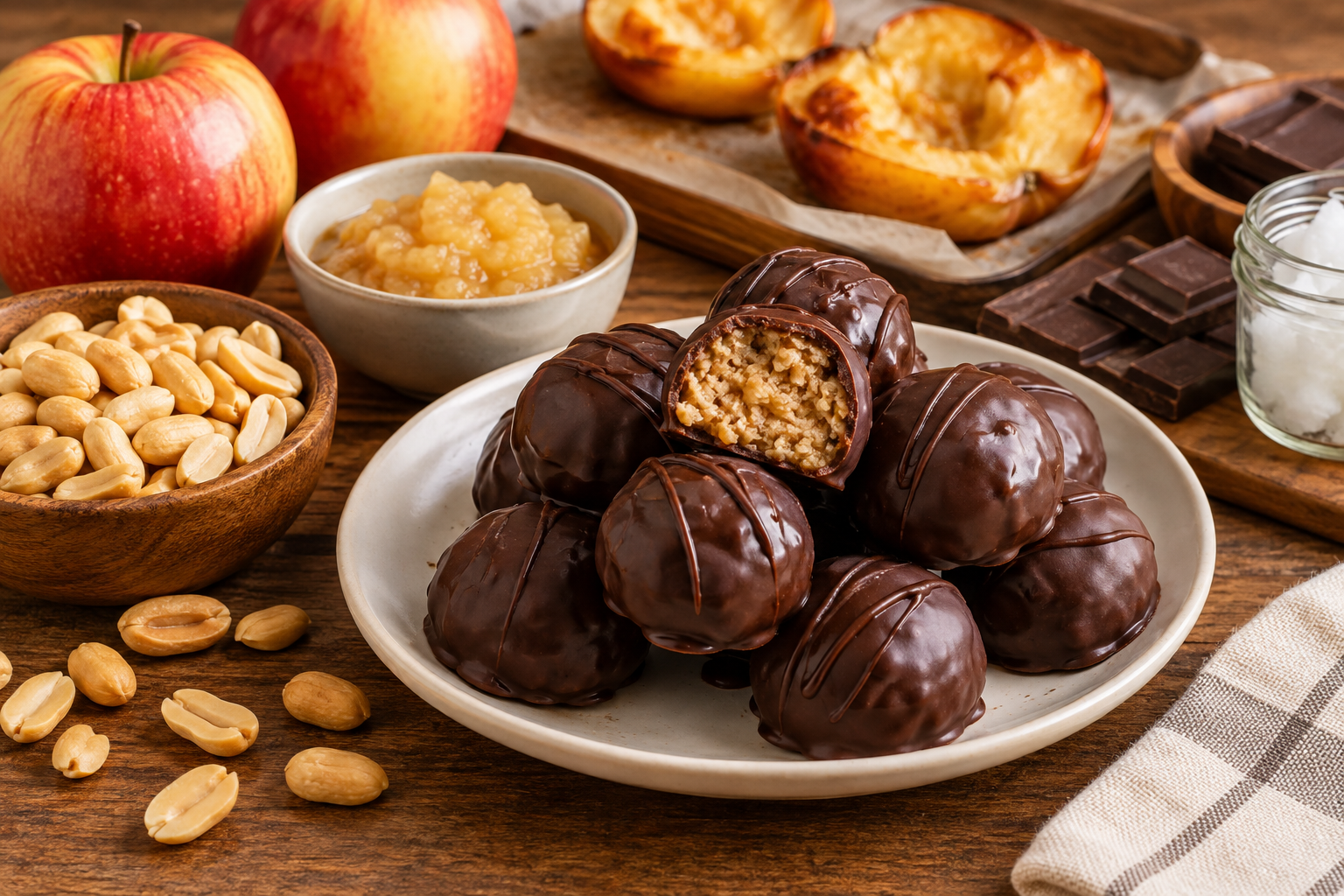 ¡Haz esto con manzanas! ¡Dulces sin azúcar en 5 minutos! ¡Ingredientes sencillos!