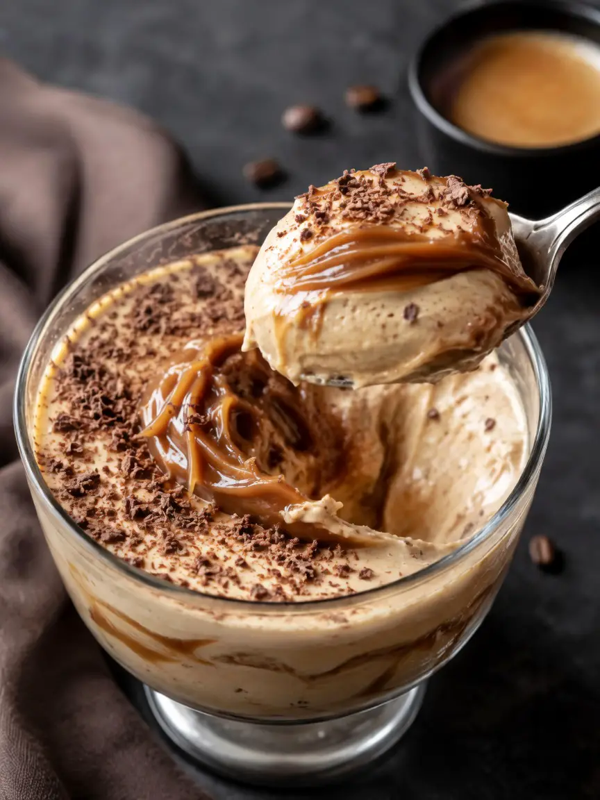 Crema de café con dulce de leche: el postre frío que se prepara en minutos