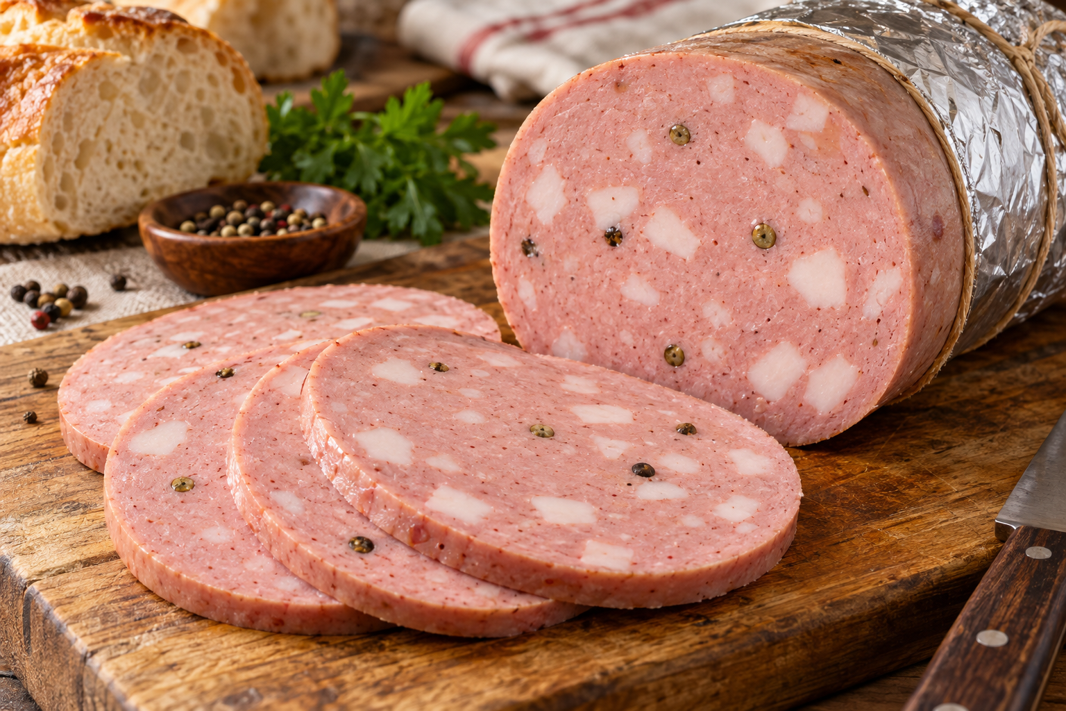 Receta de mortadela casera.