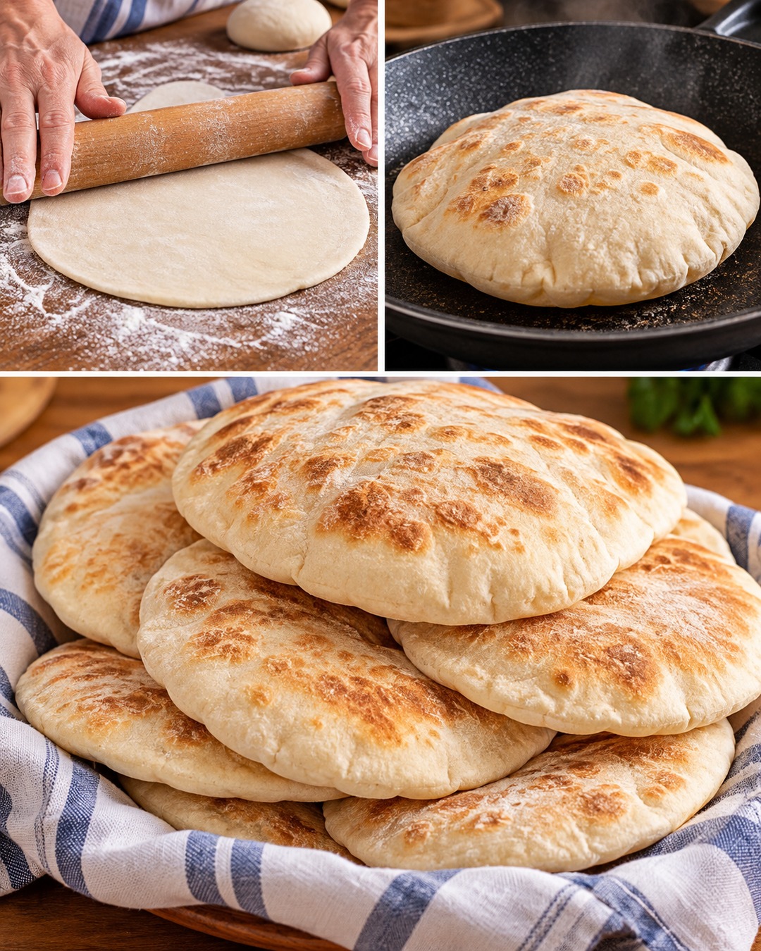 Cómo hacer pan árabe casero en sartén, fácil y rápido: receta paso a paso