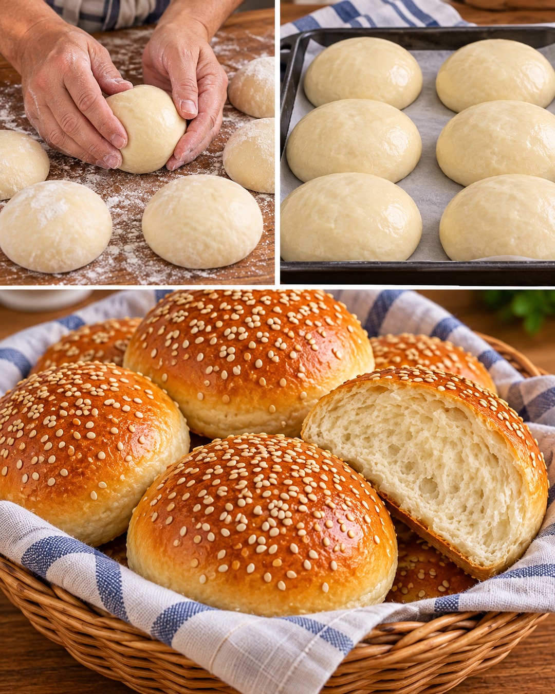 Cómo hacer pan de hamburguesa casero, tierno y esponjoso: receta paso a paso