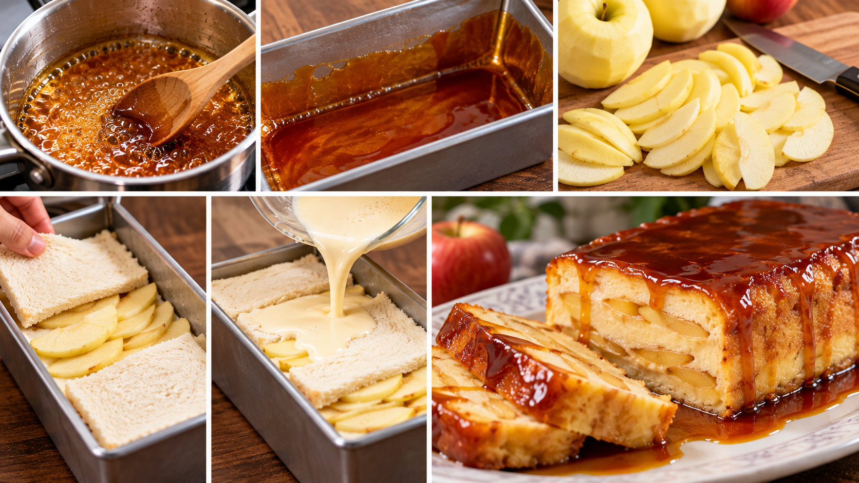 Tarantella de manzana: cómo preparar este postre casero con pan, caramelo y una textura irresistible