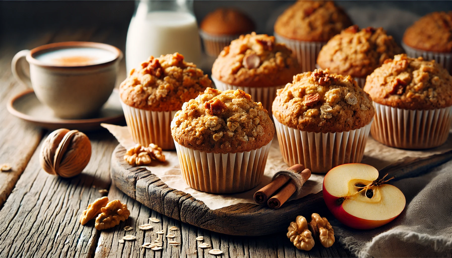 ¡Nada más que avena y manzanas! Como 3 veces al día y pierdo la medida! ¡Postre saludable en 5 minutos!