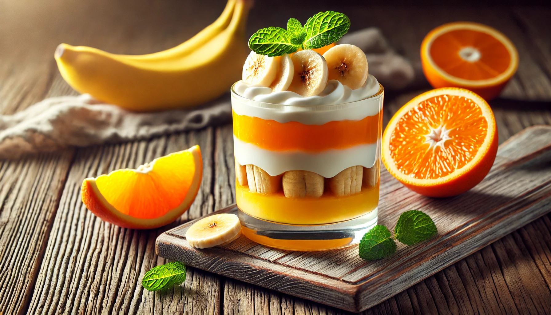 ¡Sólo bananas y naranja! ¡El postre casero más delicioso en 5 minutos! ¡Sin hornear!