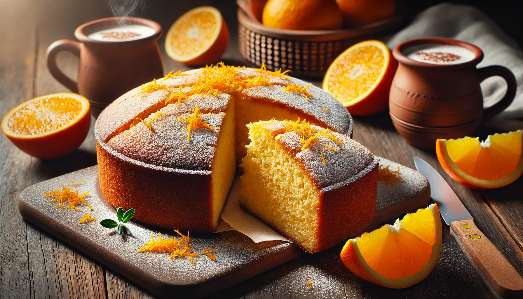 Pastel de naranja jugoso y sin esfuerzo que necesitas.