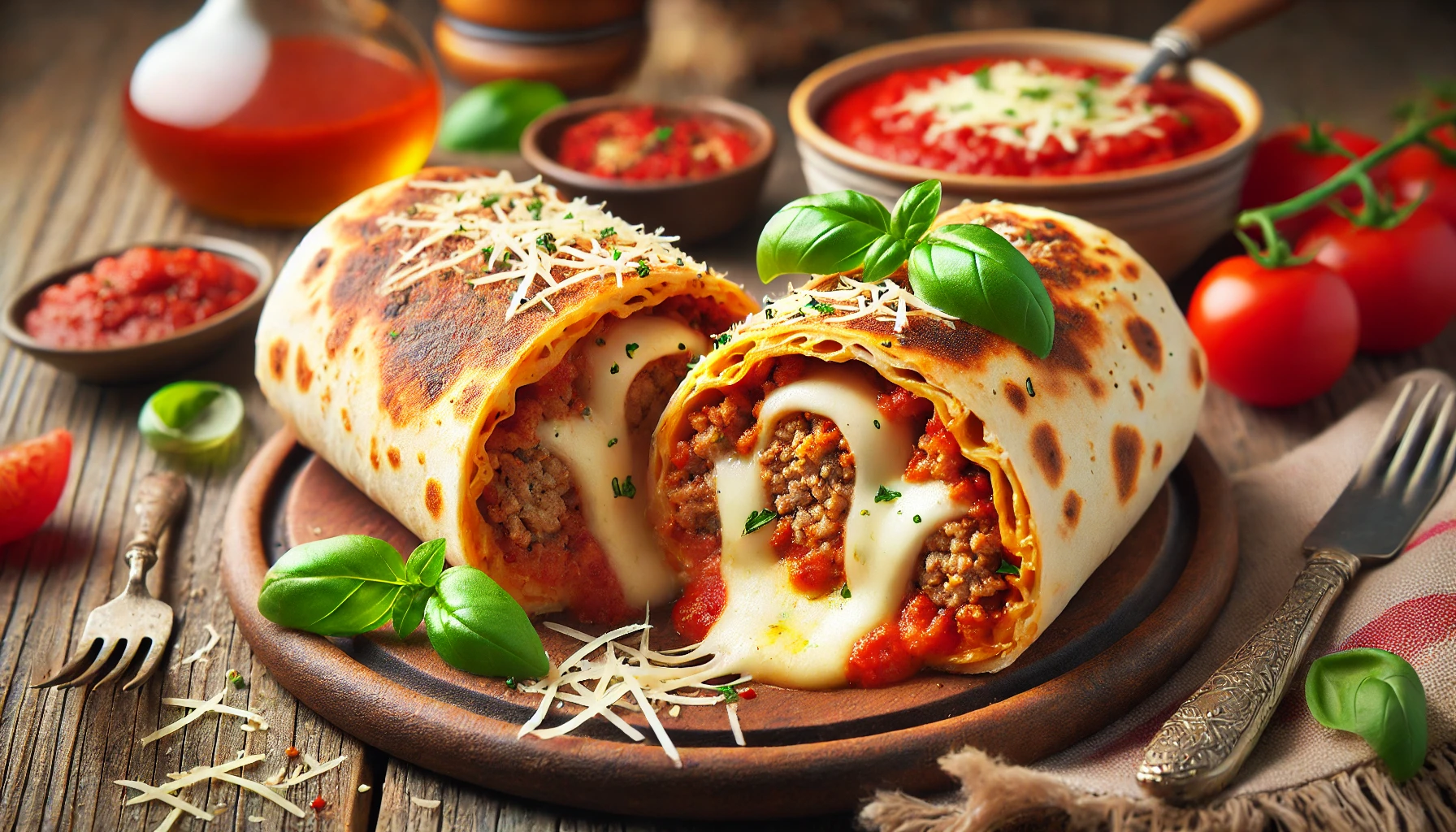 Estos wraps italianos están volviendo locos a todos ¡Una receta tan rápida y deliciosa!