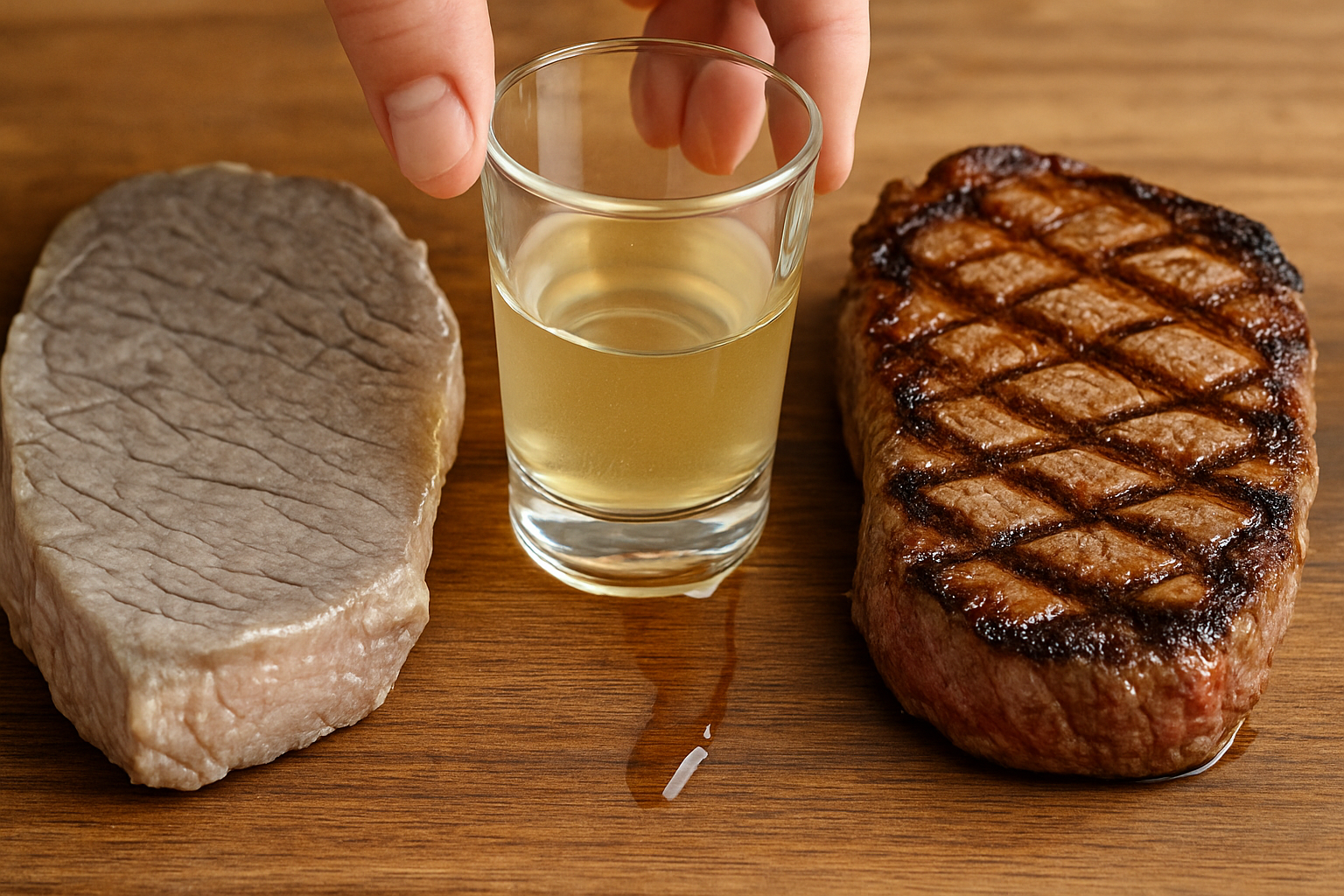¿Es seguro comer un bife que se puso gris en la heladera?