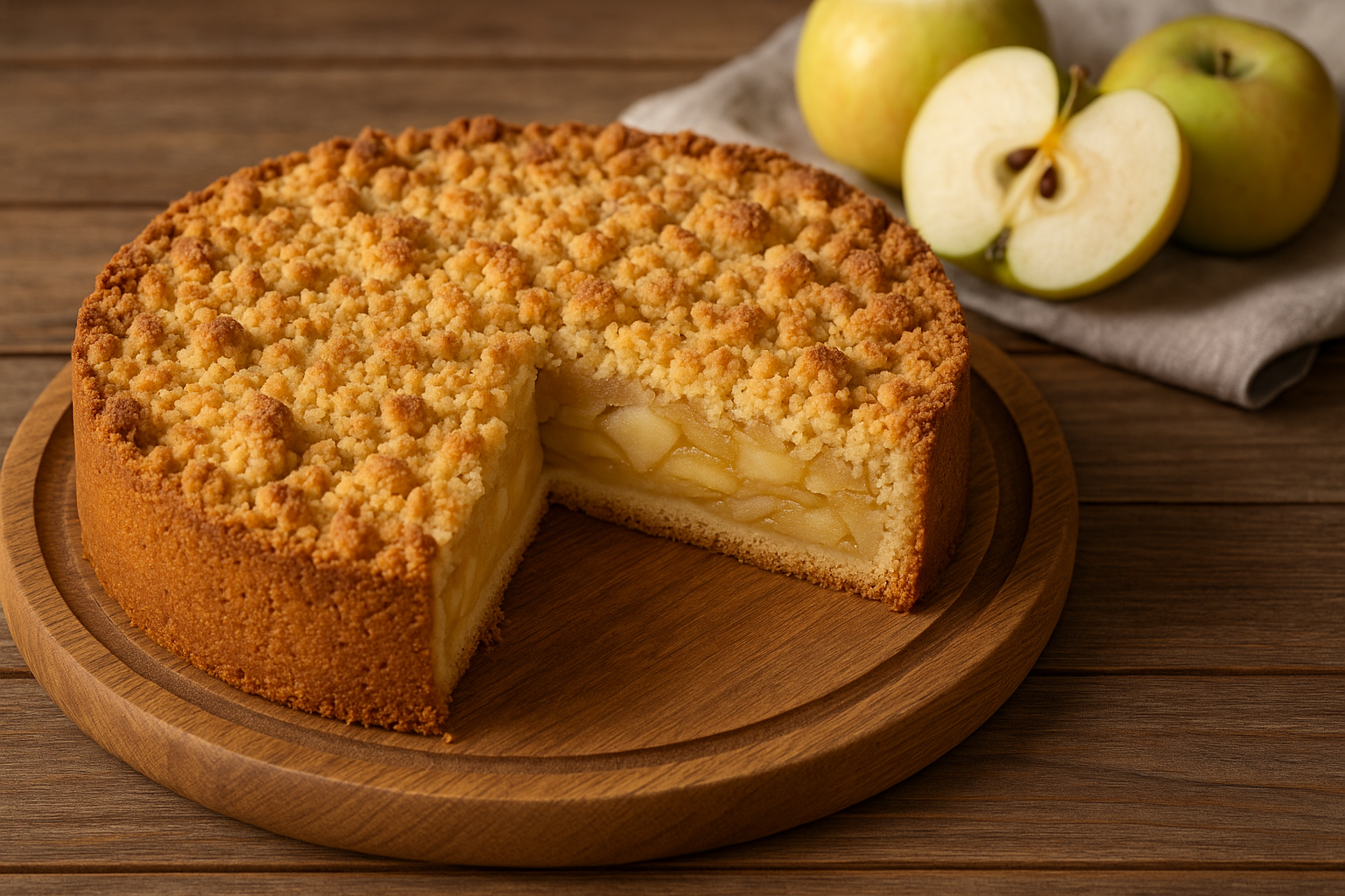 Pastel Alemán de Manzana: El Sabor Tradicional que Nunca Pasa de Moda.