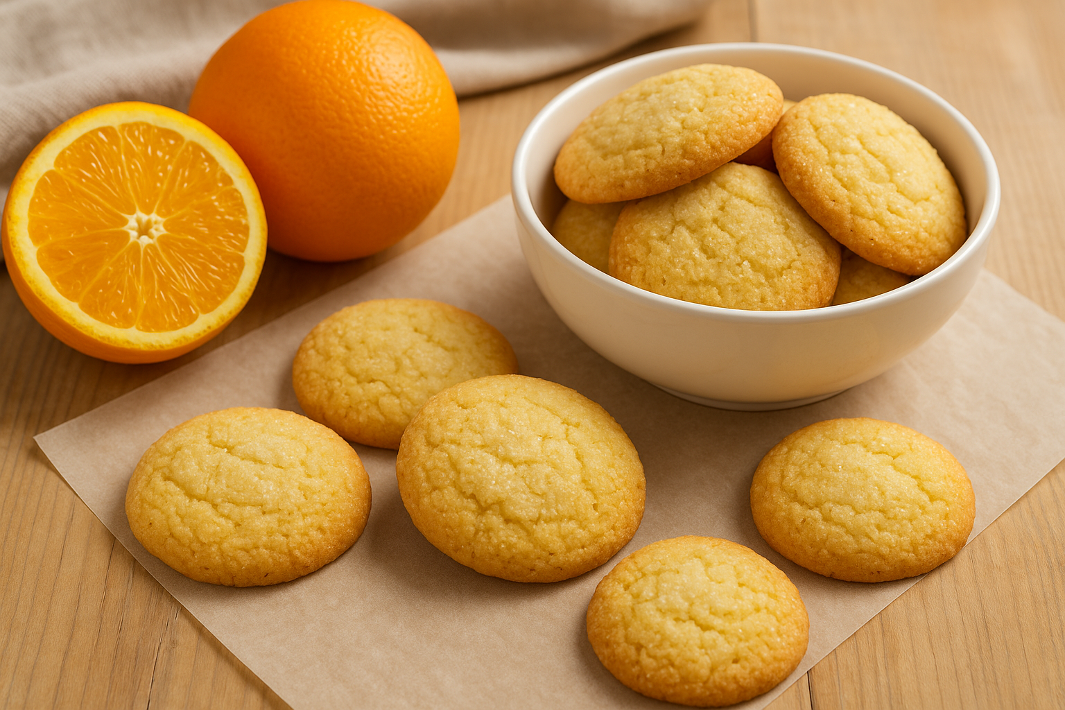 Cómo hacer las mas ricas galletas de naranja caseras.