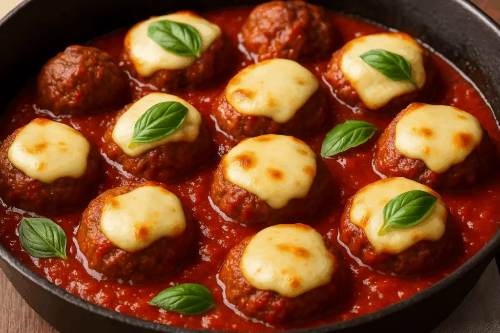Albóndigas con papas y salsa de tomate. - Comidas argentinas