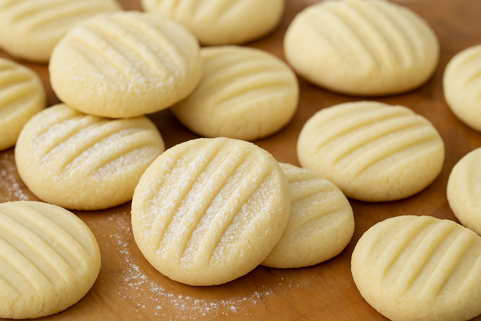 Deliciosas galletas de maicena con un toque diferente.