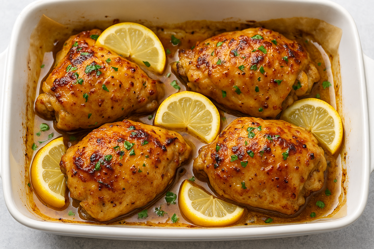 Pollo al Horno con Mostaza, Miel y Limón: Una Receta Fácil, Saludable y Exquisita