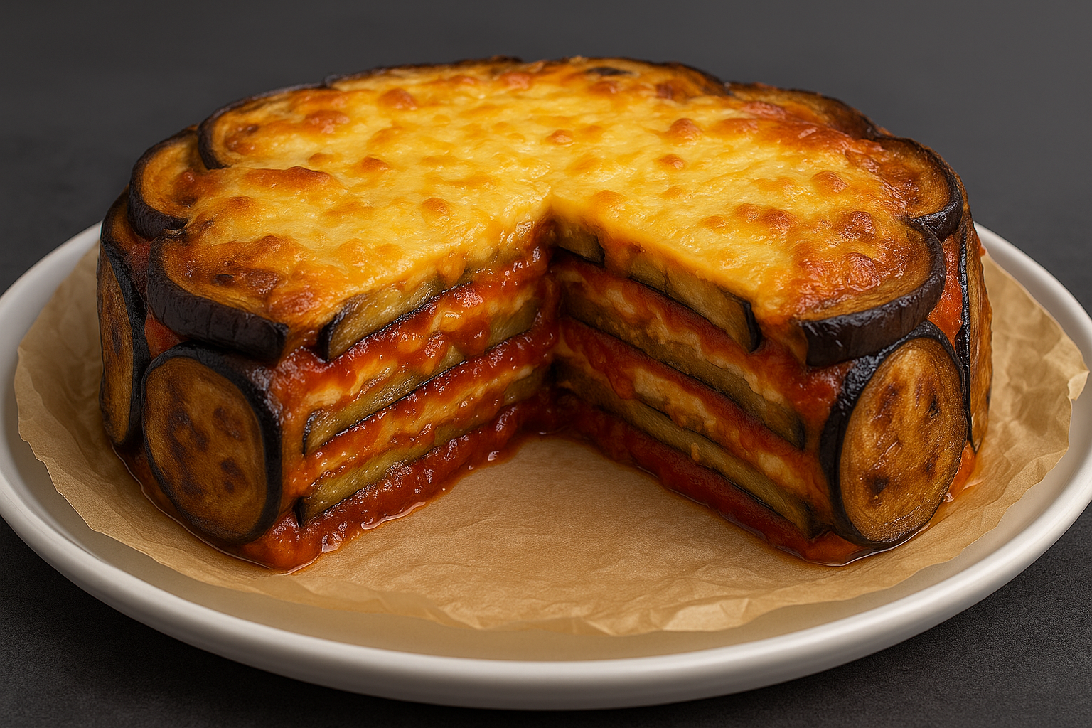 ¡La berenjena que vuelve locos a todos! Pastel de berenjenas. Receta con berenjenas al horno.