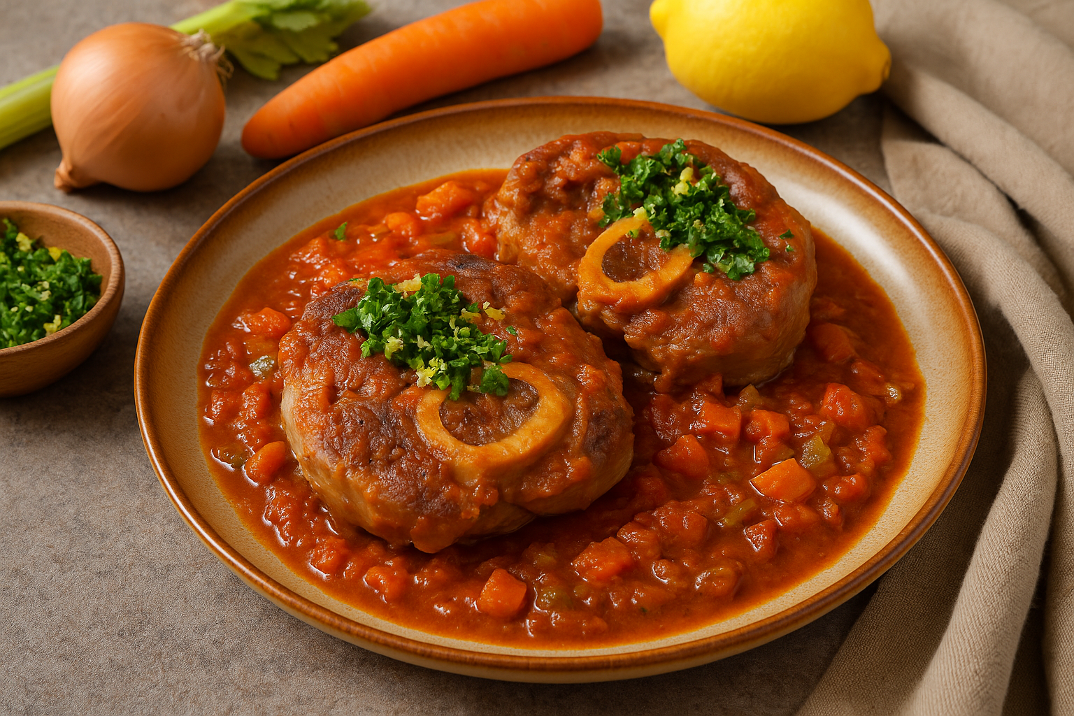 Ossobuco a la milanesa: descubre la receta del plato principal tradicional de Milán, un clásico de la cocina italiana con sabores exquisitos