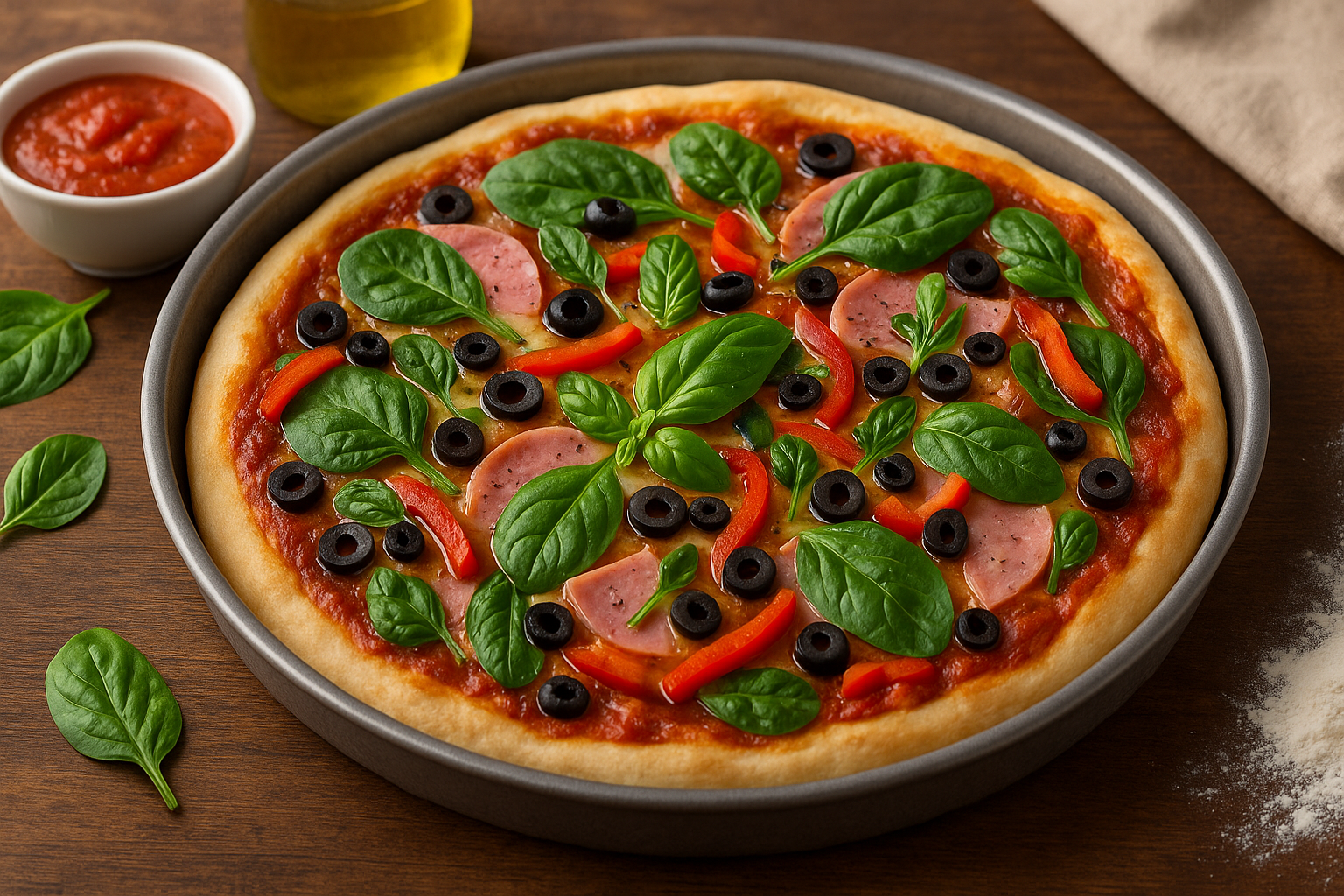 Pizza sin amasar, sin horno: ¡lista en 5 minutos!