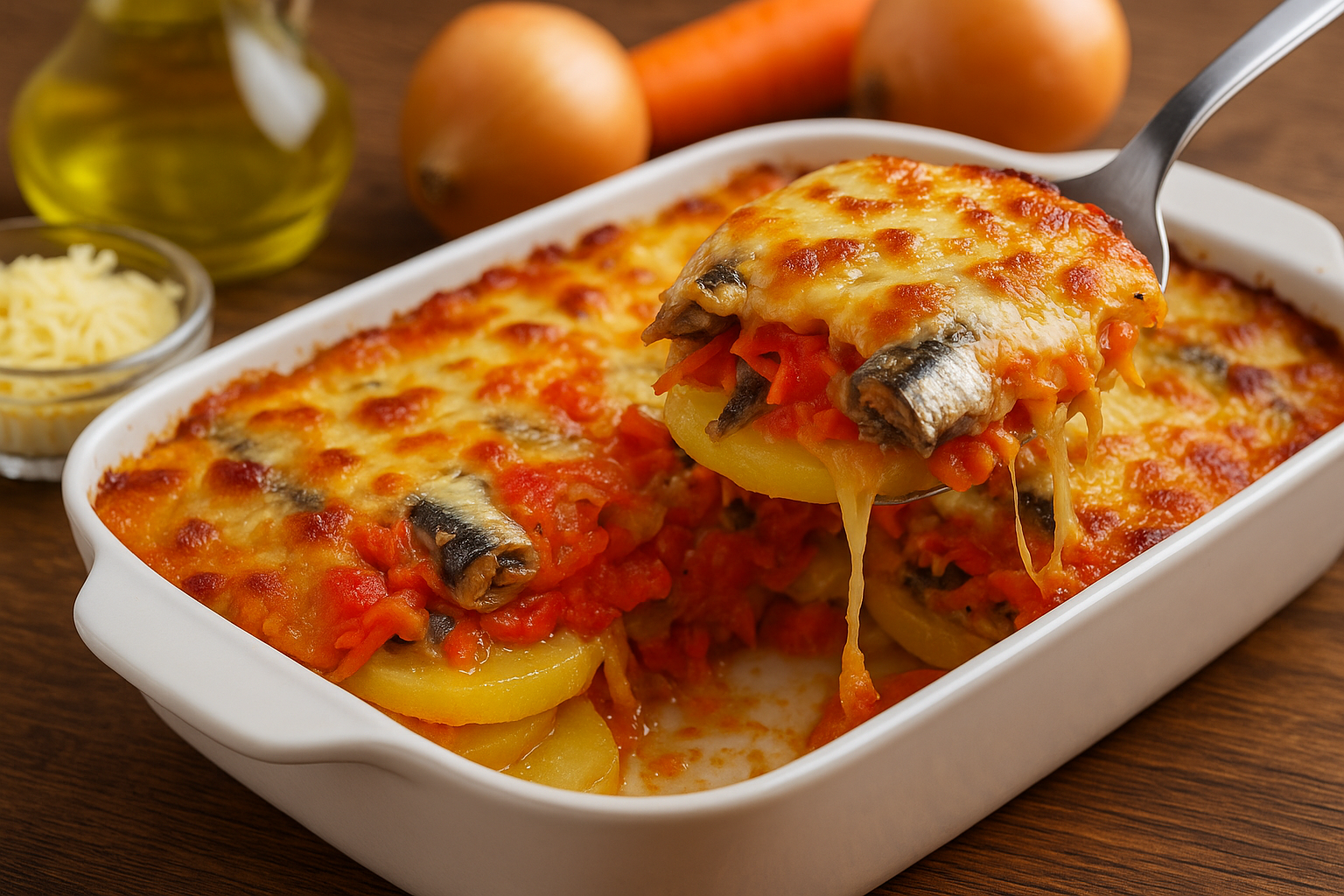 Las sardinas con cebolla son más sabrosas que la carne. ¡La vieja receta de mi abuela es genial!