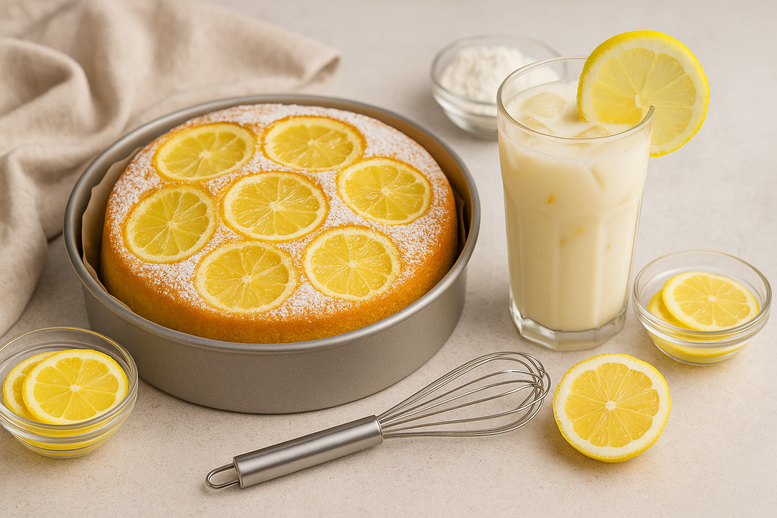 ¡No puedo resistirme a este delicioso postre de limón! ¡Se deshace en la boca!