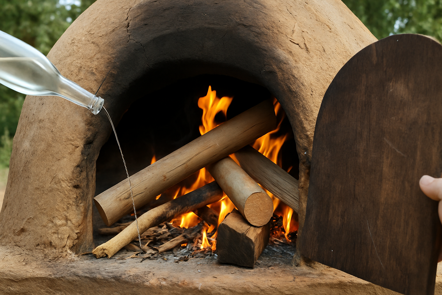 Así se cura un horno de barro ¡explicado paso a paso!