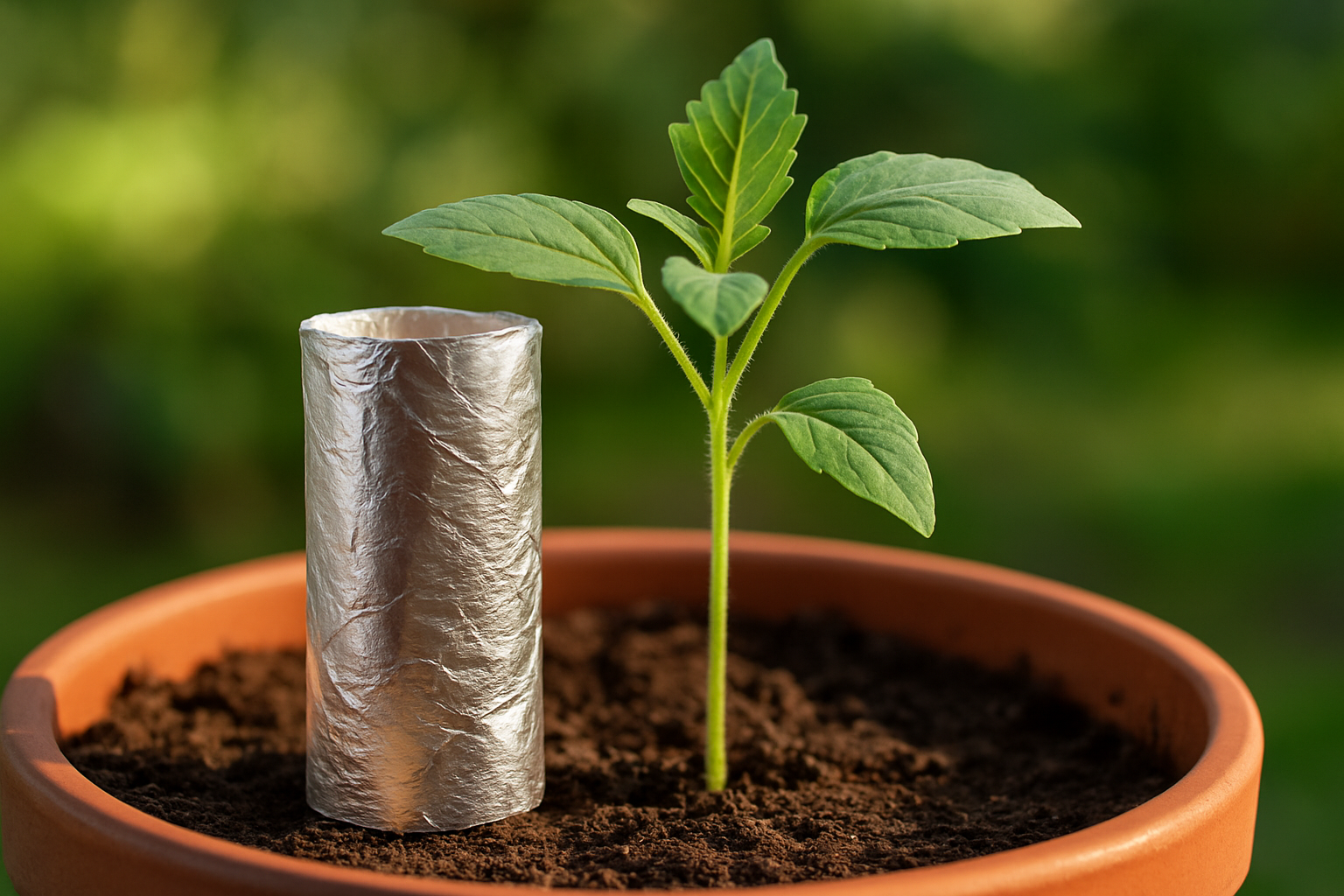 El truco del papel aluminio que hará que tus plantas crezcan más fuertes y sanas