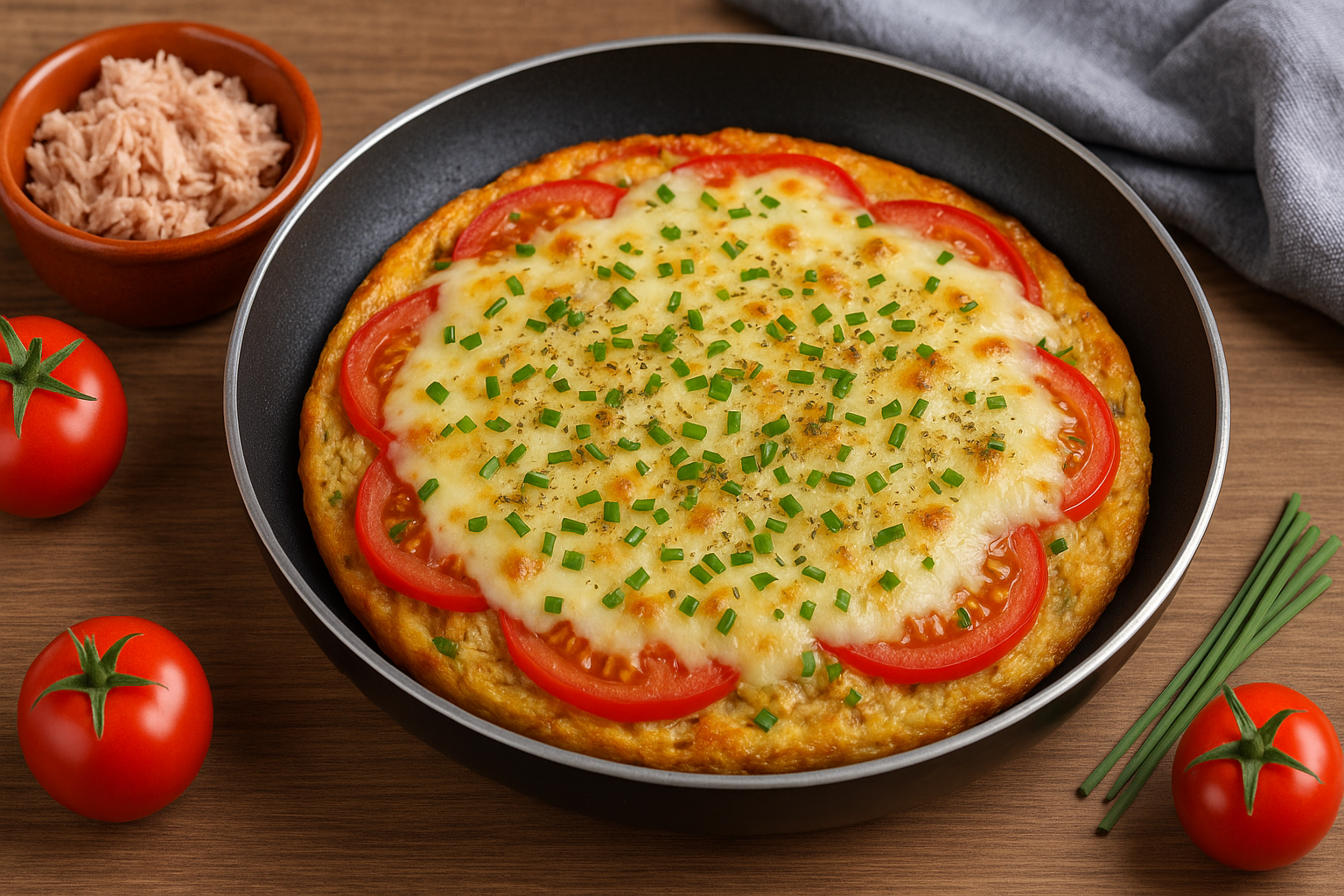 Cena rápida y sabrosa: atún y tomate para una combinación irresistible.