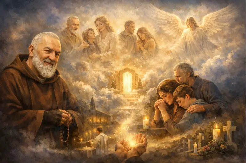 Qué enseñaba el Padre Pío sobre la presencia espiritual de los seres queridos fallecidos y cómo acompañan nuestra vida.