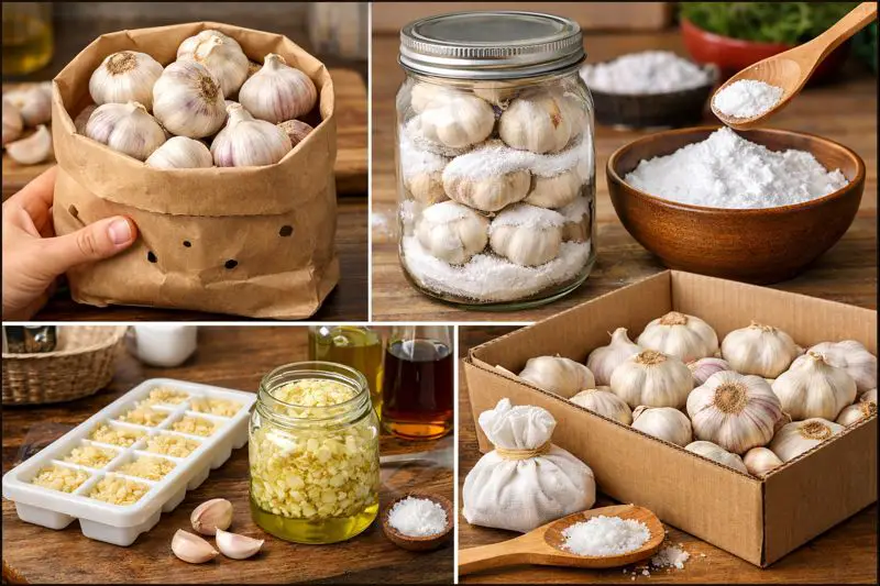 Cuando el ajo está barato, hago esto de inmediato para que se conserve fresco durante todo el año.