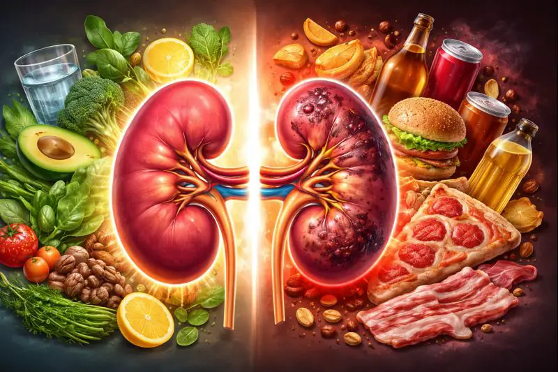 10 alimentos que conviene moderar para cuidar la salud de los riñones.