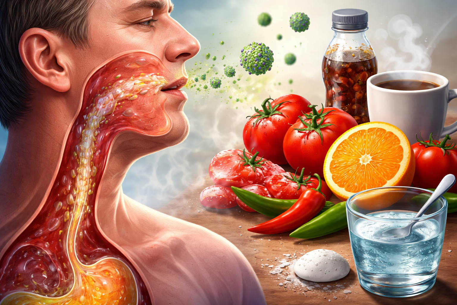 ¿Flema persistente en la garganta? Una posible causa digestiva que muchos desconocen.