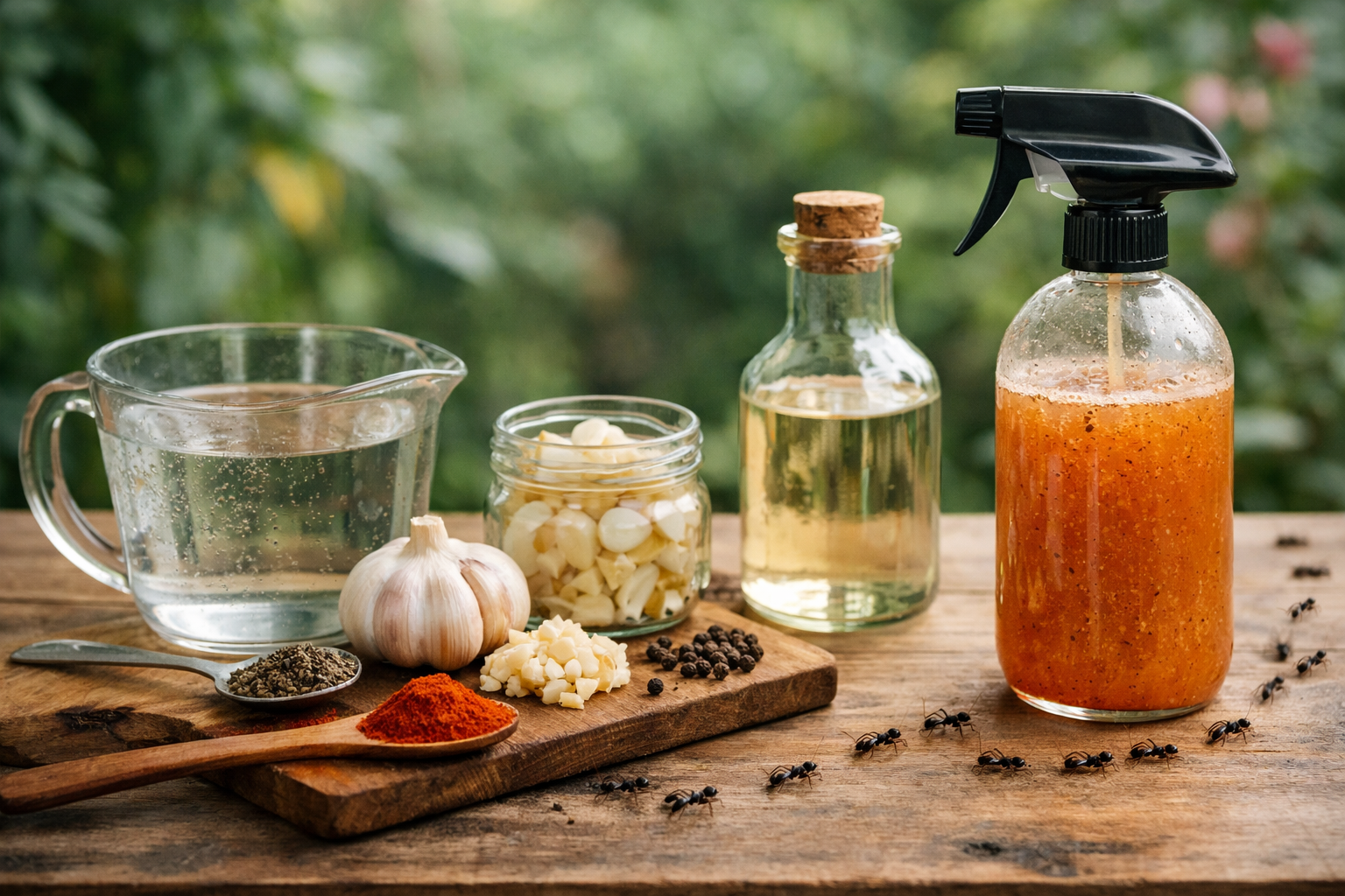 Cómo ahuyentar hormigas rápidamente con un truco casero sencillo.