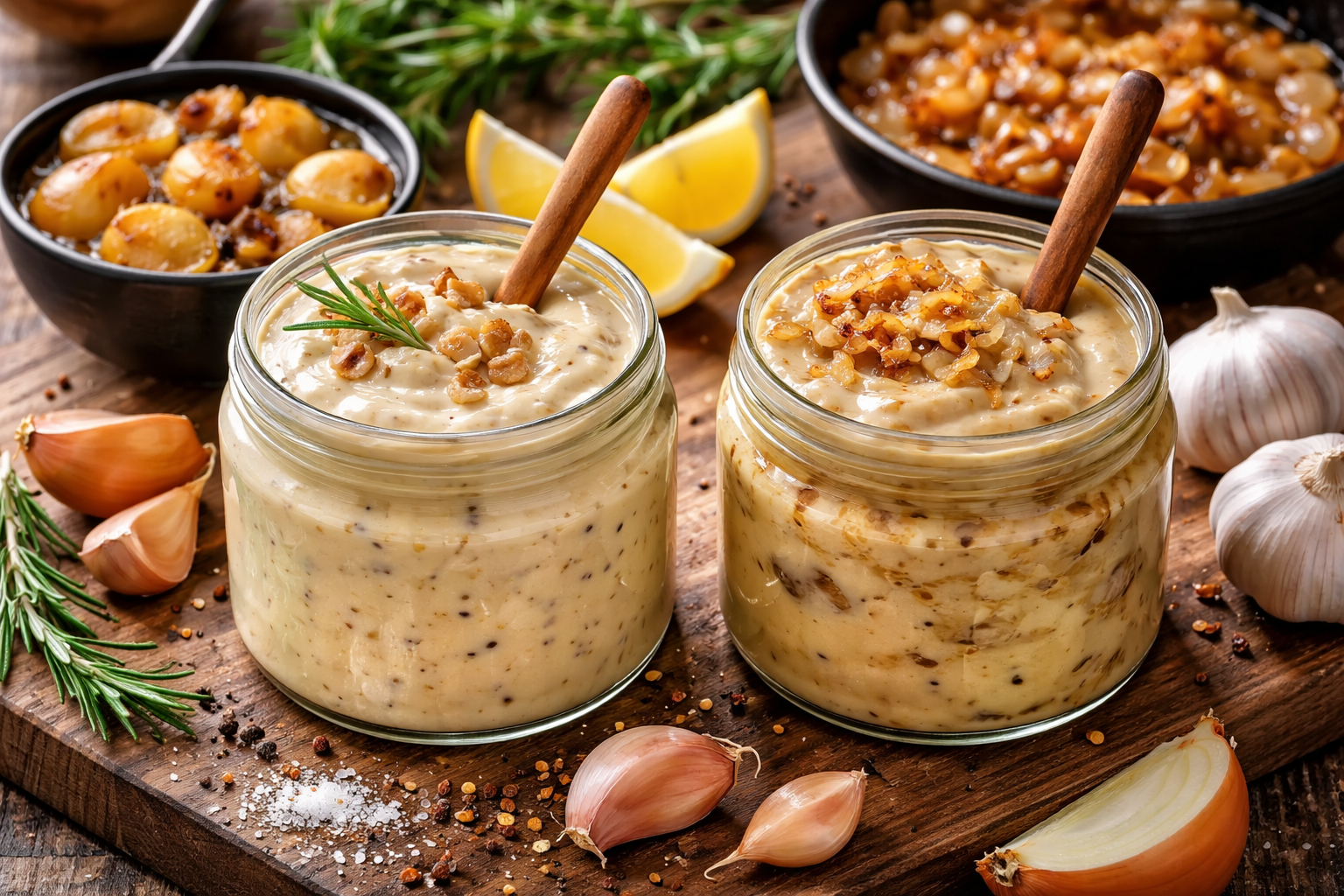 Mayonesa casera con ajo y cebolla: receta sencilla para preparar en casa.