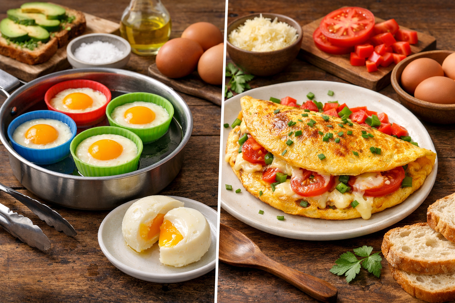 Cómo preparar huevos escalfados de forma sencilla para un resultado perfecto.