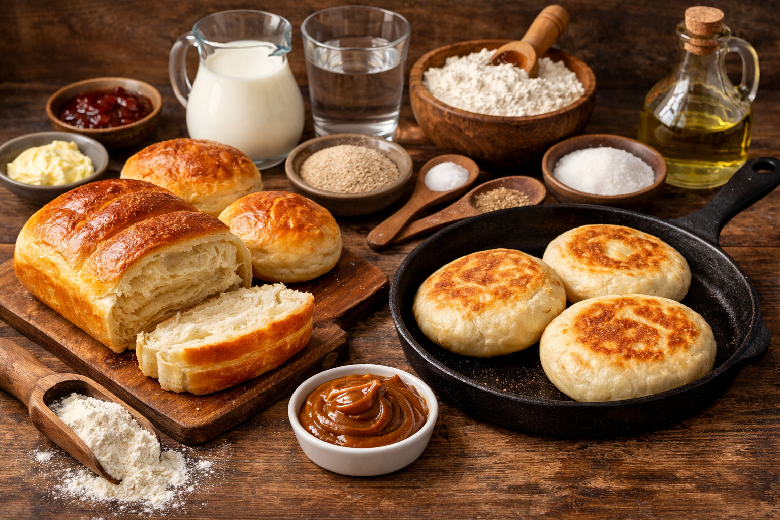 Pan casero para el desayuno: receta confiable y fácil de preparar.