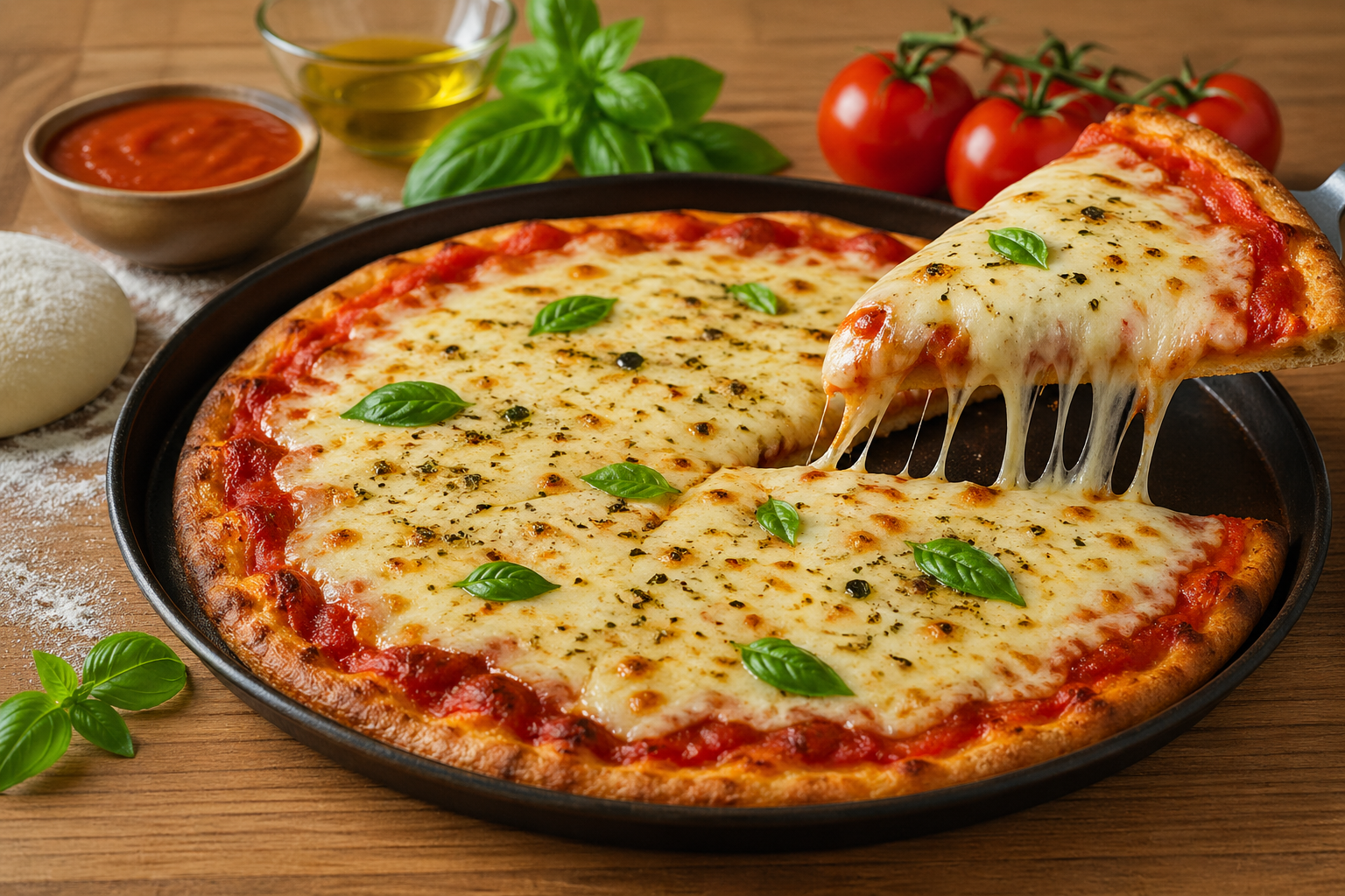 Ya no compramos pizza: sin amasar, sin estirar y lista en 5 minutos