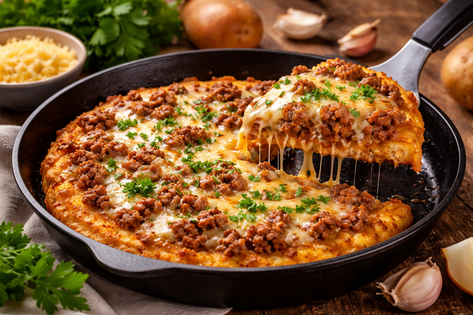 Papas con carne picada en sartén: receta rápida y sabrosa para cualquier ocasión