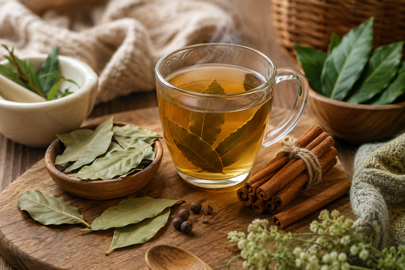 Té de laurel: usos tradicionales y posibles beneficios para el bienestar general.