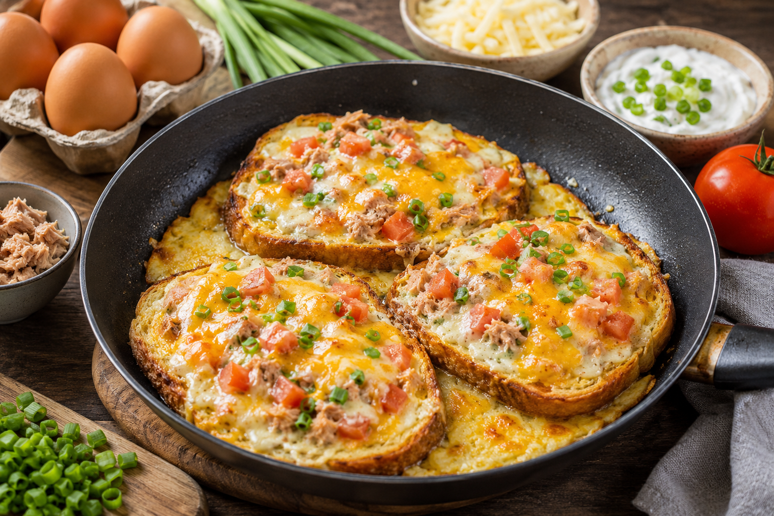 Pan con huevo: desayuno fácil, sabroso y perfecto para cualquier día.