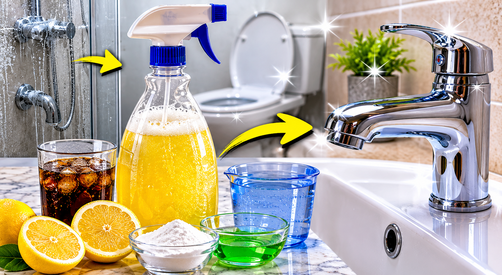 Cómo dejar el baño impecable y eliminar el sarro de las llaves de forma sencilla y efectiva.