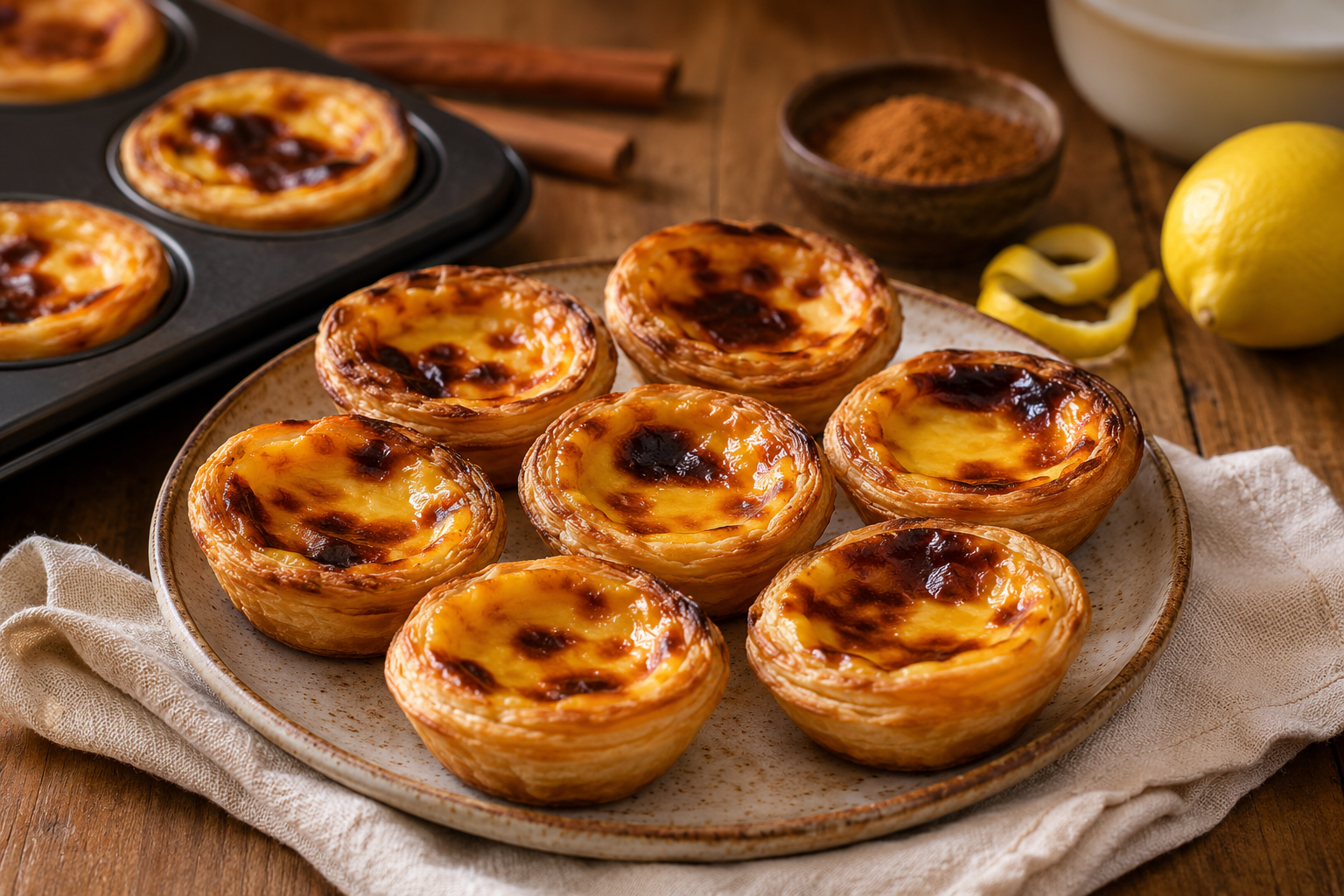 Los pasteles portugueses que conquistaron al mundo: el dulce irresistible que enamora desde el primer bocado.