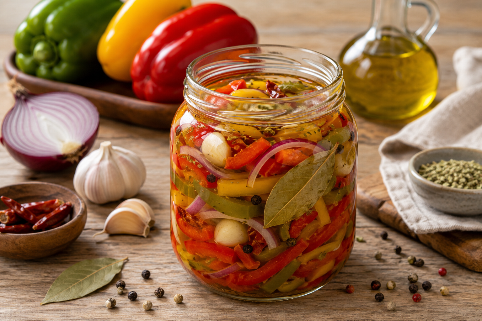 Vegetales en conserva: el método tradicional para disfrutar tus verduras favoritas durante mucho más tiempo.