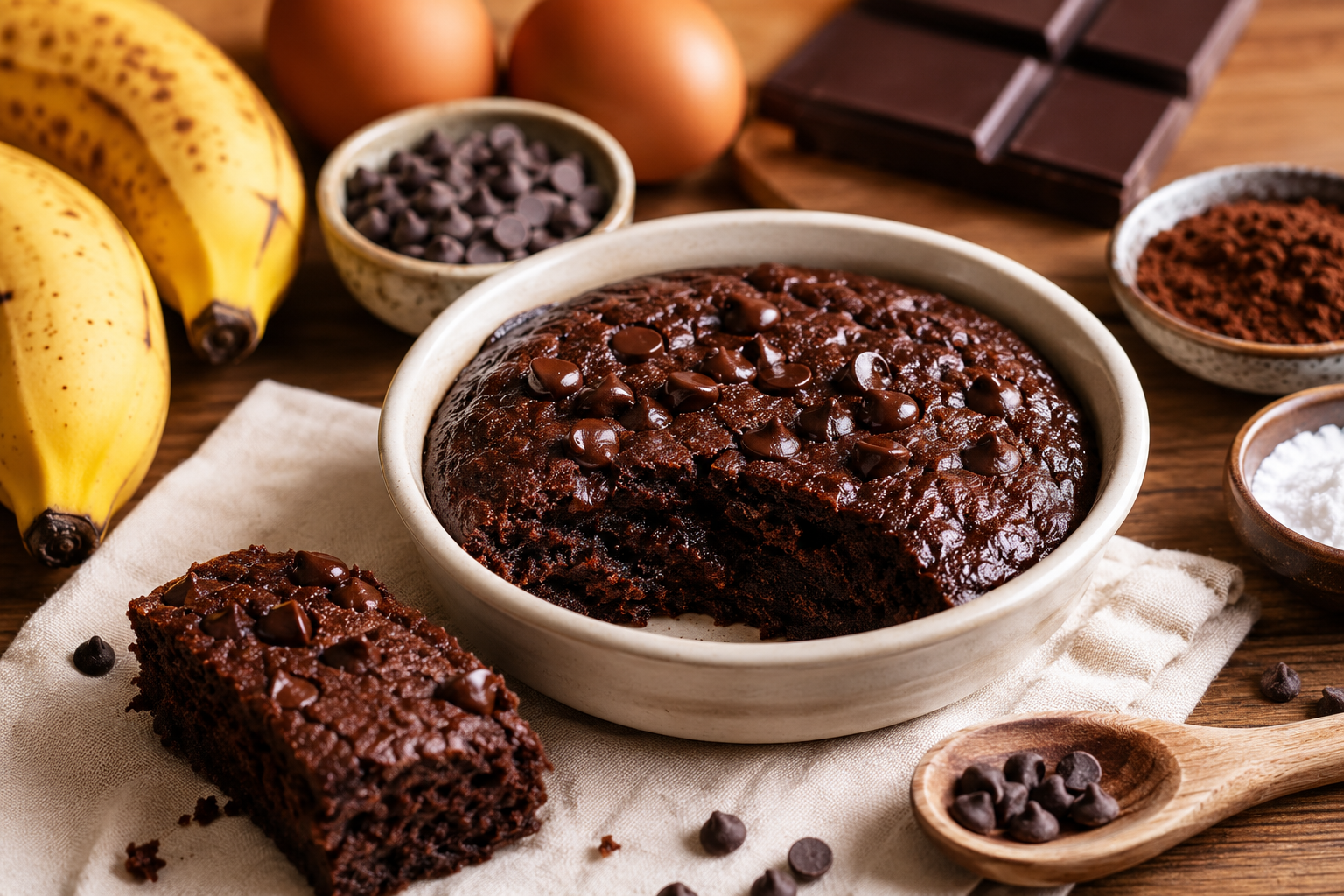 Brownie saludable listo en 5 minutos: una receta fácil y sin complicaciones.