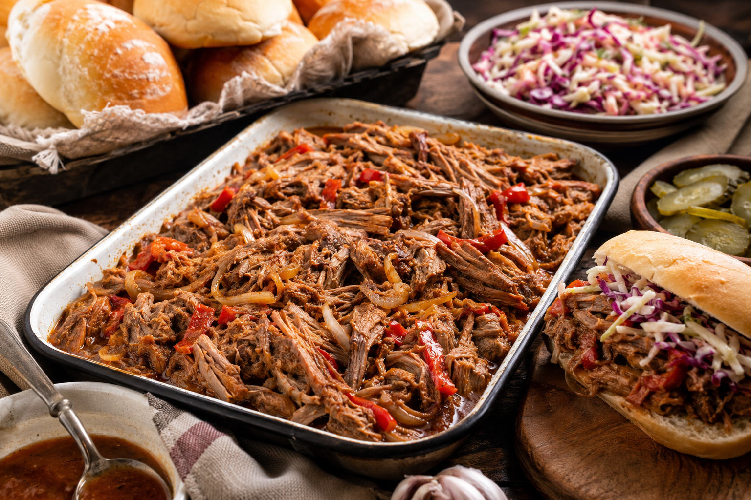 Cómo preparar bondiola desmechada bien jugosa con un método ideal para reuniones y comidas abundantes.